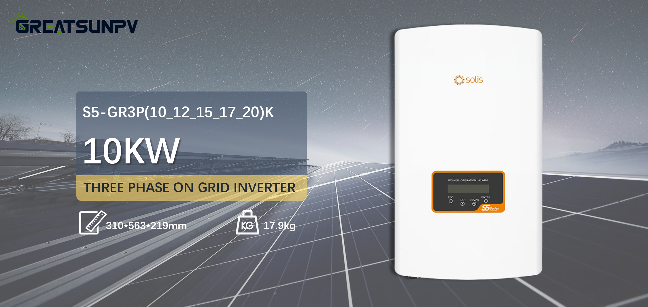 Three-Phase Grid-Tied Solar Inverter