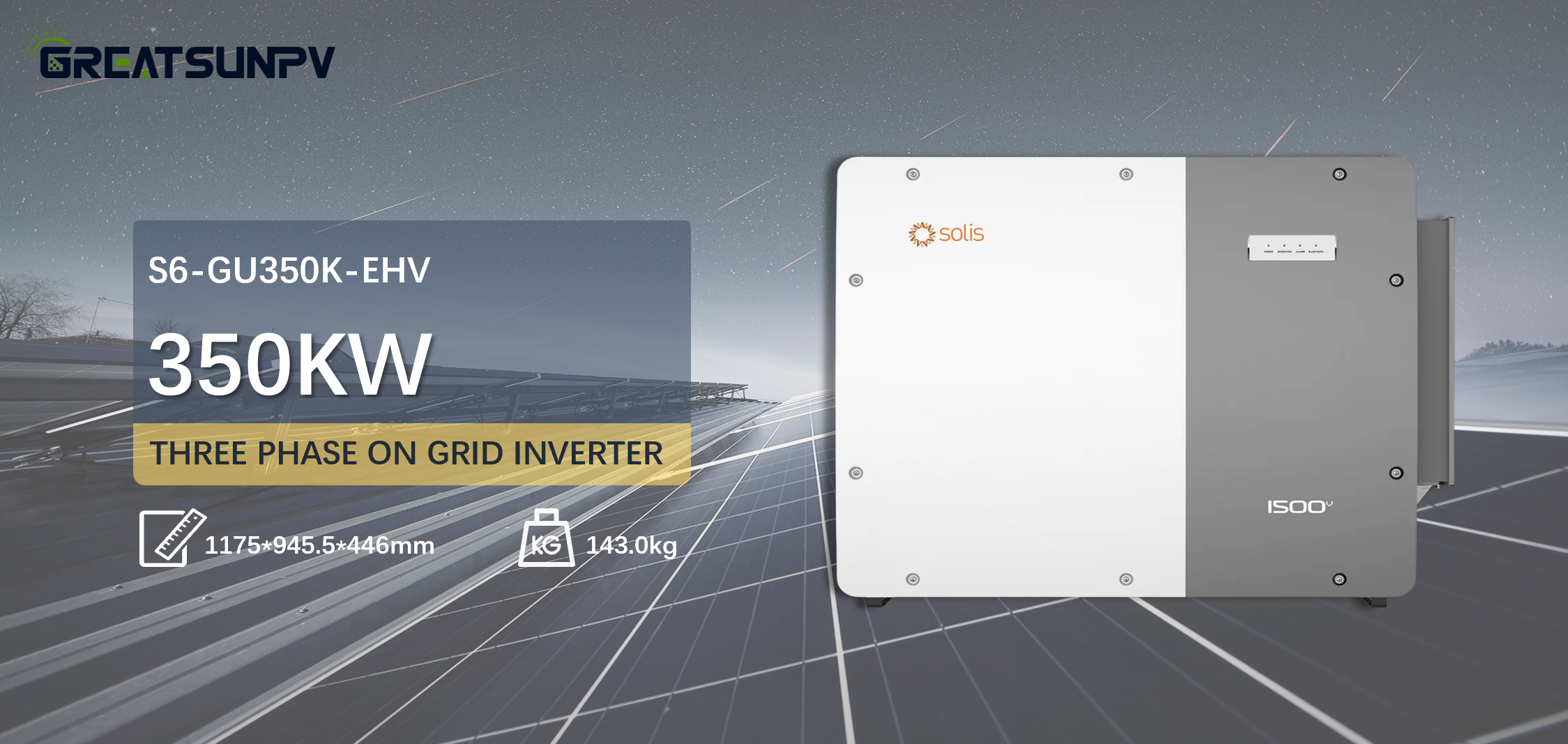 utility-scale three-phase grid-tied inverter