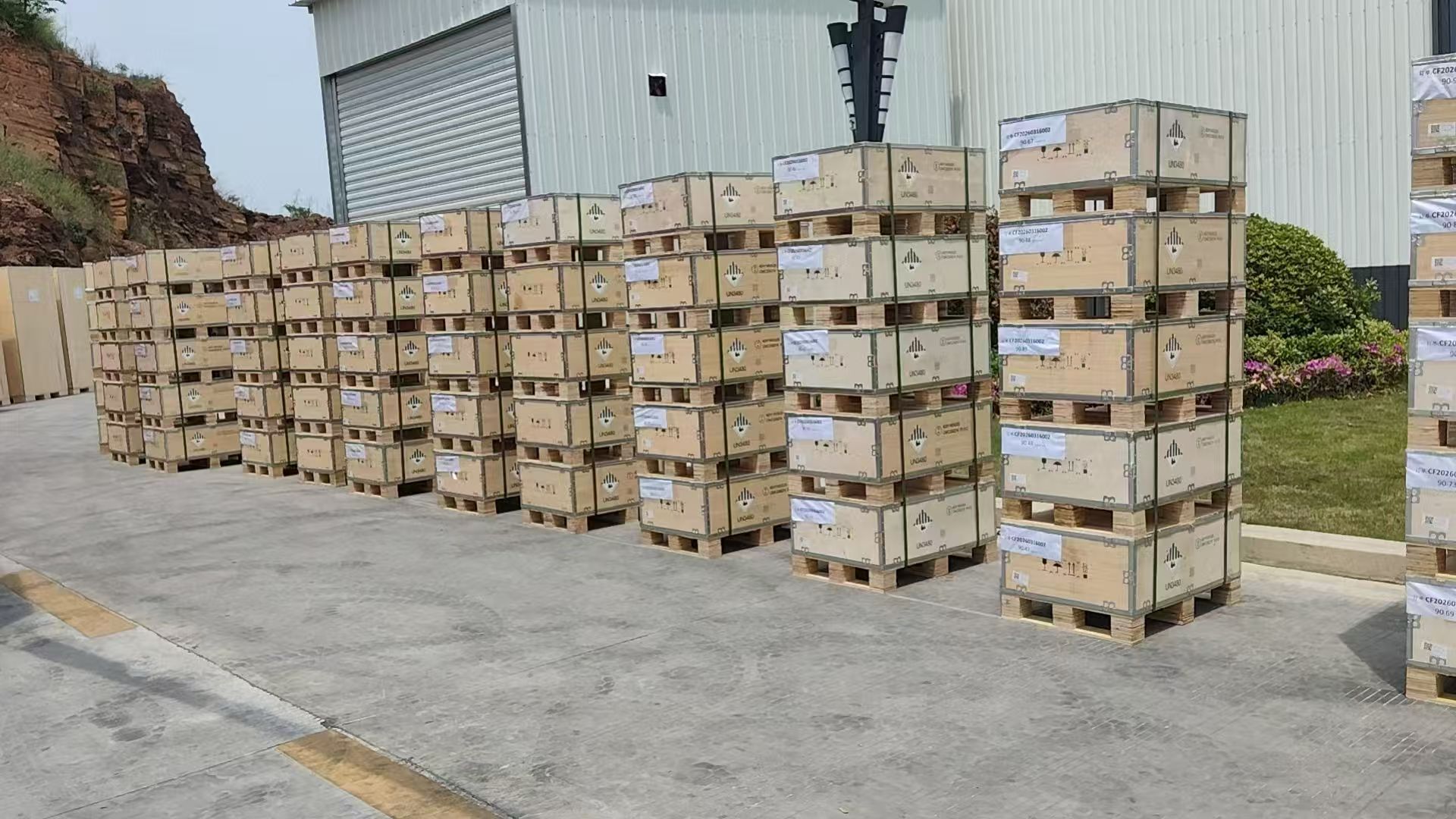 Lithium battery shipments prepared for export